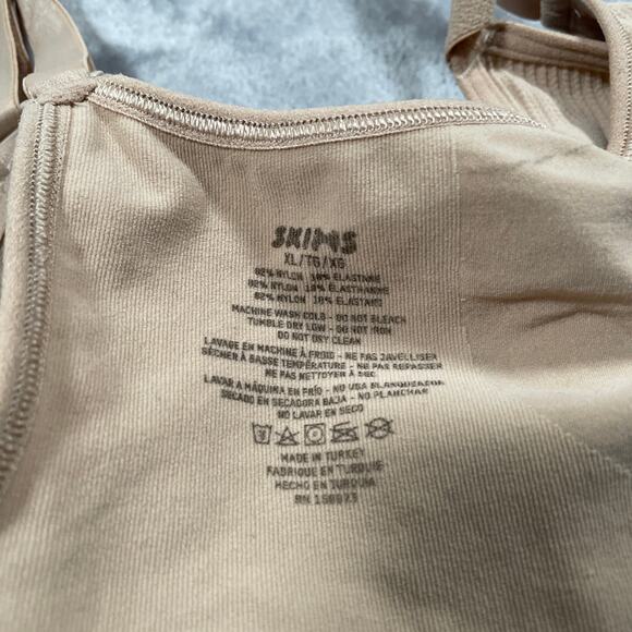 Skims Bra Womens XL Beige Seamless Sculpt Bralette Wirefree Unpadded - Picture 3 of 9